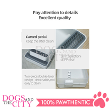 Load image into Gallery viewer, MRCT Cat Litter Box Open Space White Small 40*26*14cm