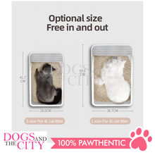Load image into Gallery viewer, MRCT Cat Litter Box Open Space White Small 40*26*14cm