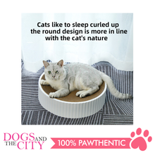 Load image into Gallery viewer, MRCT Compass Pet Scratcher XL White 460*460*100mm