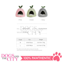 Load image into Gallery viewer, MRCT Melon Cozy Dome Pet House Bed (Grey) for Dog and Cat 50x48cm