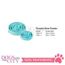 Load image into Gallery viewer, PAWISE 11094 Dog Droplet Slow Feeder Interactive Pet Bowl - Large 30cm