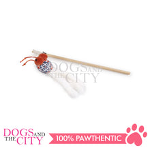 Load image into Gallery viewer, AFP 2578 Vintage - Real Rabbit Fur Pom Pom Teaser Toys for Cats