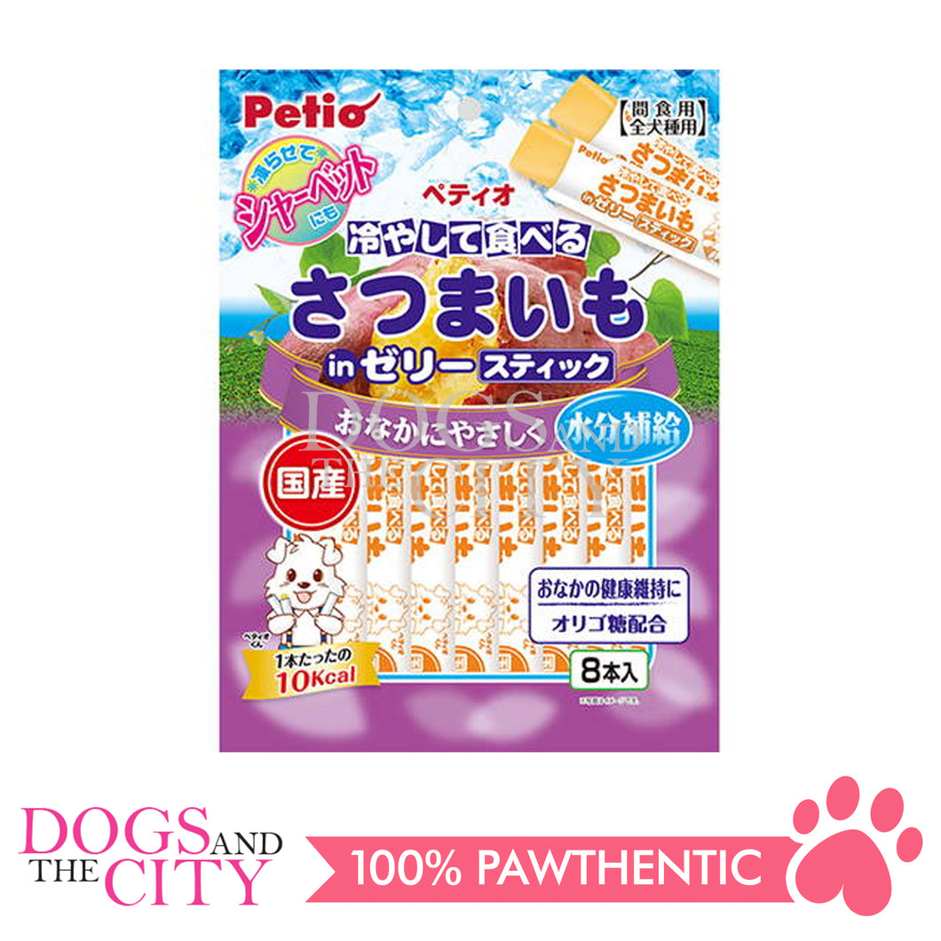 PETIO W13879  Chilled Sweet Potato in Jelly Stick Type 8pcs Dog Treats