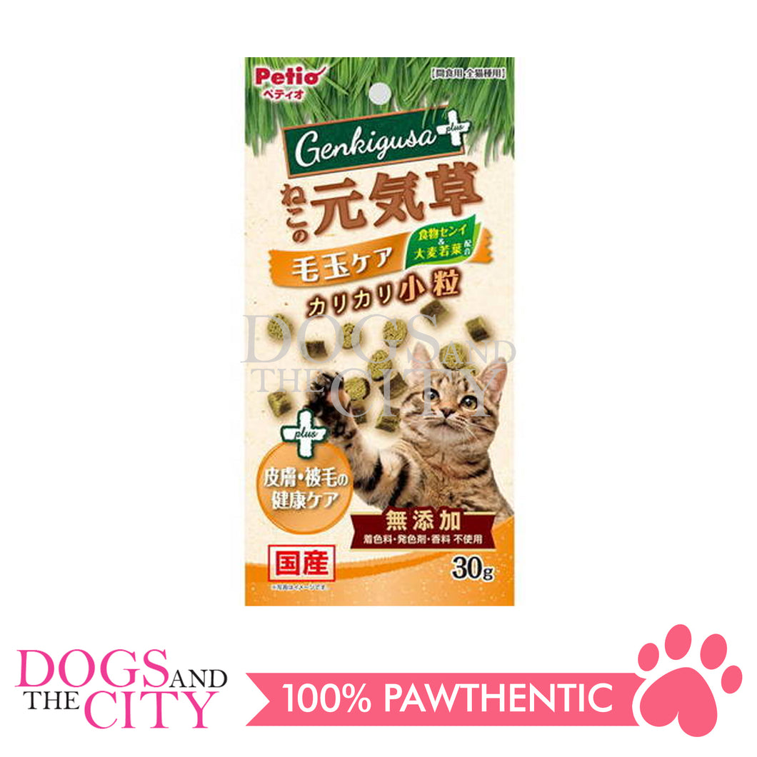 PETIO W14131  Cat Health Care  Hairball & Skin, Fur Cruncy Stick 30g Cat Treats