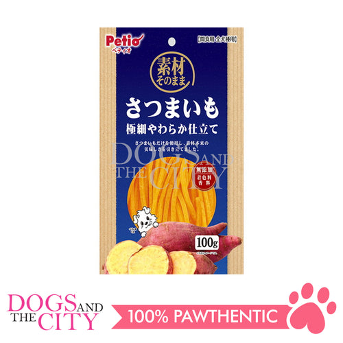 PETIO W14260 Material as It is Sweet Potatoes Extremely Soft 100g for Dogs