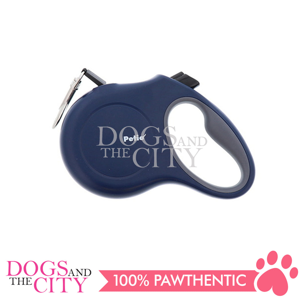 PETIO W56444  Reel Lead Road S Navy Blue Dog Leash