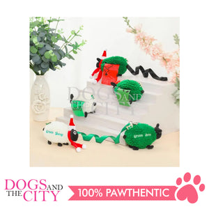 GKDC20 Green Sheep Pet Poop Bag Holder Lamb