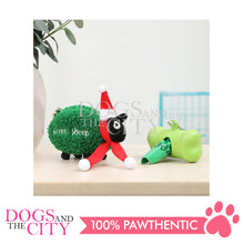 Load image into Gallery viewer, GKDC21 Green Sheep Pet Poop Bag Holder Christmas Hat Lamb Design for Dog