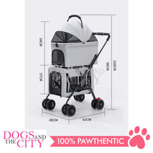 Load image into Gallery viewer, Mr Giggles 4W Pet Stroller DBL999