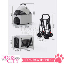Load image into Gallery viewer, Mr Giggles 4W Pet Stroller DBL999