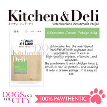 Load image into Gallery viewer, VET&#39;S LABO 16927 Kitchen &amp; Deli Edamame and Chicken Creamy Soup for Dogs Japanese Pet Food 80g