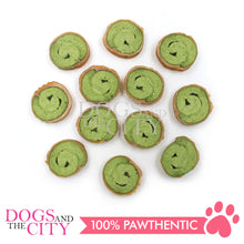 Load image into Gallery viewer, PETTO BAKE ARTISAN DOG TREATS Chicken and Seaweed Flavor Dental Roll Dense Wraps with Chicken 100g