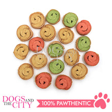 Load image into Gallery viewer, PETTO BAKE ARTISAN DOG TREATS Assorted Dental Rolls Dense Wraps with Chicken 100g