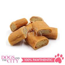 Load image into Gallery viewer, PETTO BAKE ARTISAN DOG TREATS Puffed Dental Cookie Wraps with Chicken 100g