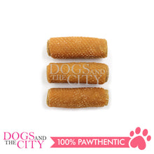 Load image into Gallery viewer, PETTO BAKE ARTISAN DOG TREATS Puffed Dental Stick Wraps with Chicken 100g