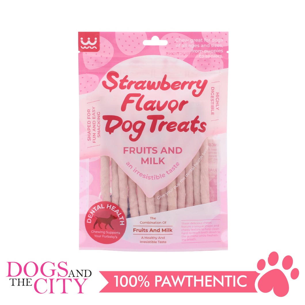 WLN-056  Strawberry Flavor Collagen Sticks 100g