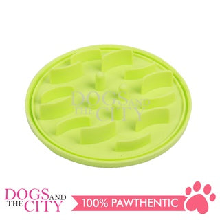 PAWISE 28040 Slow Feeder for Cats and Small Dogs Easy to Clean 18x18x7CM
