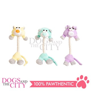 PAWISE 15281 Pupply Pet Life Plush with Rope Toy for Dog