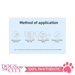 MRCT 3272 Pet Deodorant Disinfectant Spray Blue for Dog and Cat 300ML