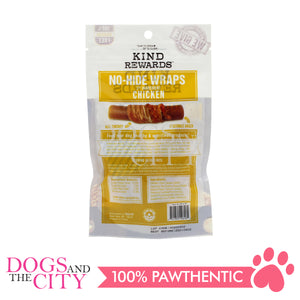 KIND REWARDS 9616-99 No Hide Chicken Wraps 100% Rawhide Free Dog Treats 50g