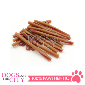 KIND REWARDS 9617-99 No Hide Stuffed Twist Beef Flavor with Peanut Butter Twist 100% Rawhide Free Chew Dog Treats 12pcs 66g