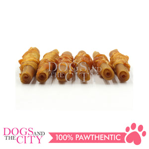 KIND REWARDS 9635 Bare Bones Chicken Wraps 100% Rawhide Free Small Dog Treats 16pcs 200g