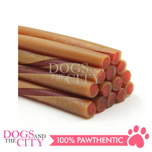 Load image into Gallery viewer, KIND REWARDS 9637 Bare Bones 50pcs Twist Sticks Peanut Butter 100% Rawhide Free Dog Treats 275g