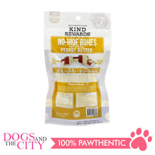 Load image into Gallery viewer, KIND REWARDS 9897-24 No Hide Bones Peanut Butter 4&quot; 100% Rawhide Free With Real Peanut Butter Inside Medium 66g