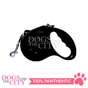 DGZ0121198 Pet Auto Retractable Leash Tape Tangle Free for 20-35lbs 5 meter for Dog and Cat