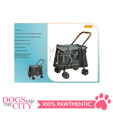 Load image into Gallery viewer, WM LD007M 4 Wheels Foldable Pet Stroller up to 55lbs for Dog and Cat