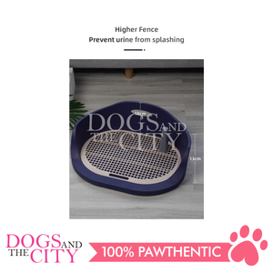 MRCT Potty Train High Fence Toilet with Removable Post for Dogs and Cats 50.5x35.5x18cm