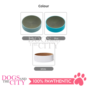MRCT Compass Pets Corrugated Cat Scratch Pad Furniture Scratcher Inner Core LARGE Grey 40x40x10cm