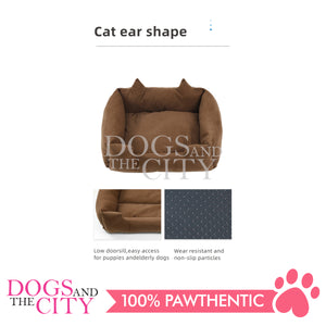 MRCT Cat with Ear Design Pet Bed (GREY) for Dog and Cat in Different Sizes