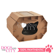 Load image into Gallery viewer, PAWISE 28479 2 in 1 Cat Scratcher House Pad Eco-Friendly 51x38x35.5cm