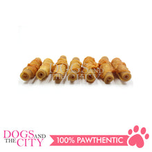 Load image into Gallery viewer, OL ROY WM01 No Hide Chicken Wraps Mini Sticks Peanut Butter Flavor 100% Rawhide Free Dog Treats 250g