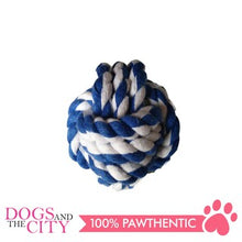 Load image into Gallery viewer, Pawise 14745 Rope Knot Ball 6cm Dog Toy