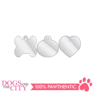 Personalized Pet Tags Bone Shape Small 29x18mm - All Goodies for Your Pet
