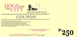 Dogs and The City Gift Certificate