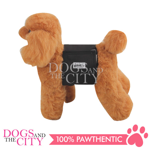 Pawise 12959 Premium Reusable Wrap Diapers for Male Dogs - Medium 3pcs/pack