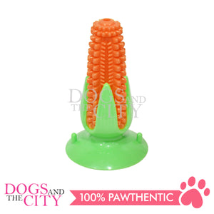 PAWISE 14474 Squeaky Dog Chew Dental Toy - Corn 15cm