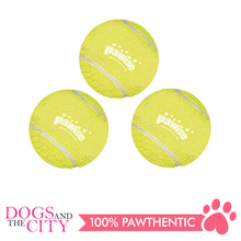 Load image into Gallery viewer, Pawise 14754 Pawise Squeaky Tennis Ball Dog Toy 6.3cm