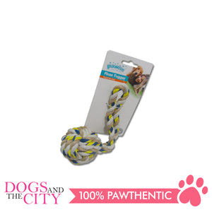 Pawise 14853 Dog Toy Floss Tugger Ball w/ Handle 26cm - All Goodies for Your Pet