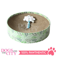 Load image into Gallery viewer, PAWISE 28480 Cat Lounge Bed Corrugated Scratcher Pad w/Free toy 40cm