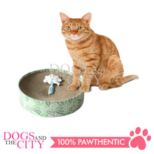 Load image into Gallery viewer, PAWISE 28480 Cat Lounge Bed Corrugated Scratcher Pad w/Free toy 40cm